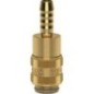 Quick release coupling with 6mm hosetail - ESM6T