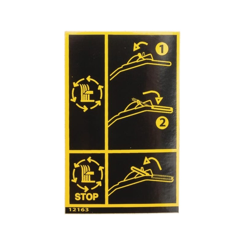 Clutch/blade sticker - ET12163