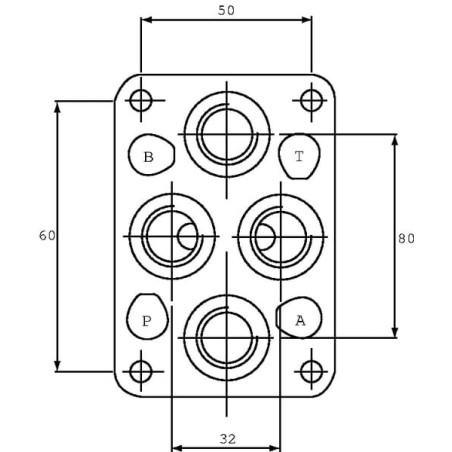 SubPlate bottom port - ES3A38P