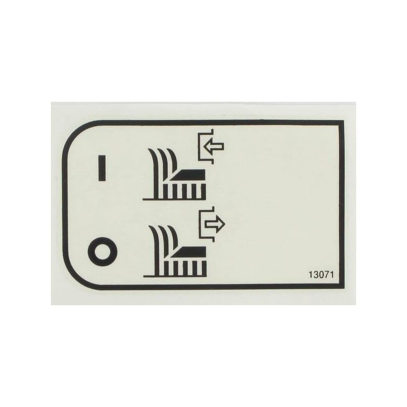 Label blade start - ET13071 Label blade start - ET13071