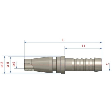 Stecktülle 10mm - ESBI10SS