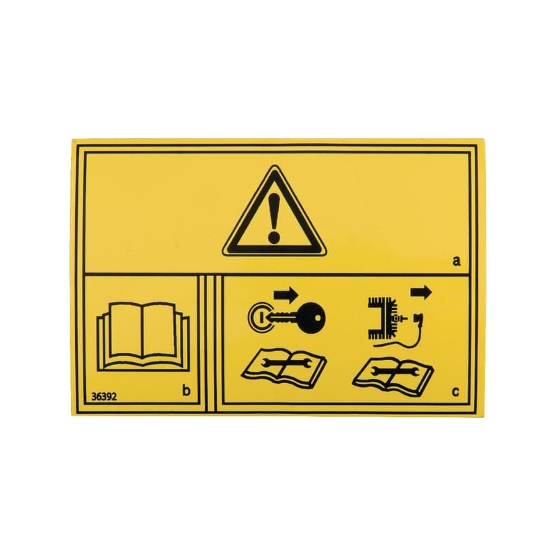 Sticker Engine STOP - ET36392 Sticker Engine STOP - ET36392