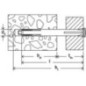 Window frame plug with cap 6 - F10M112K