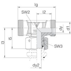 ETSD8S Voss, T-shaped and cross-shaped connectors 