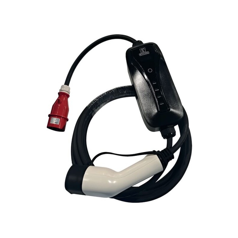 EV charging cable, type 2, CEE plug, 11 kW, 16A, 5m - EVC221335