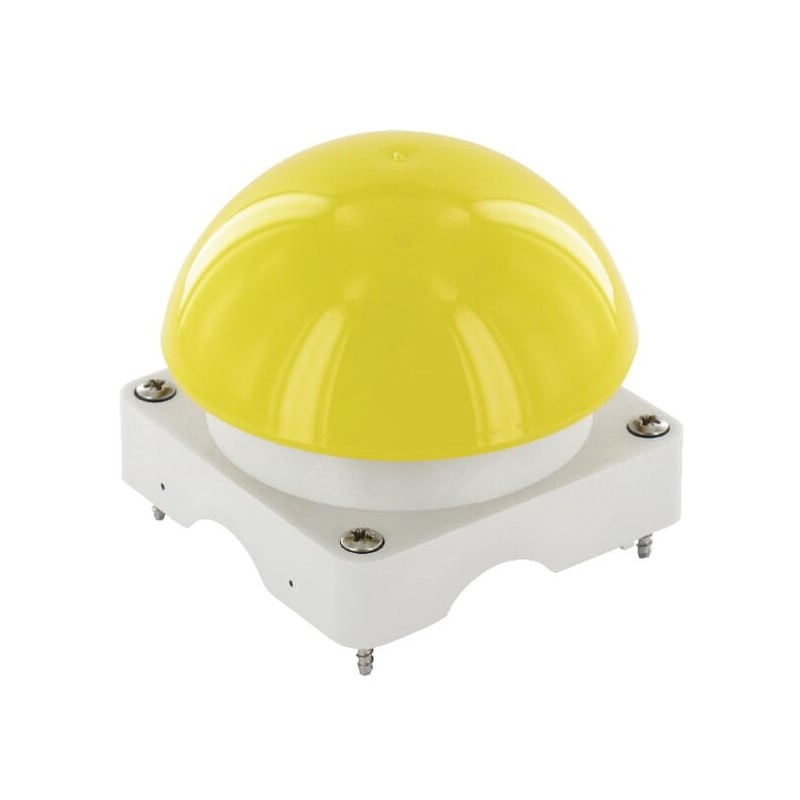 Upper section grey, Button yellow - FAKY Upper section grey, Button yellow - FAKY