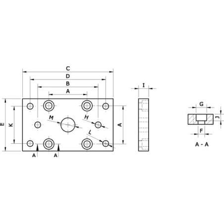 Flange mounting - FA125PN