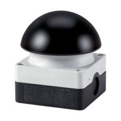 Black domed button - FAKSKC11I