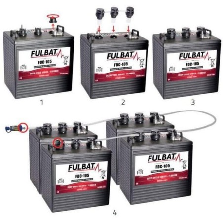 Filling kit 48V for 8 batteries 6V - FDC750558