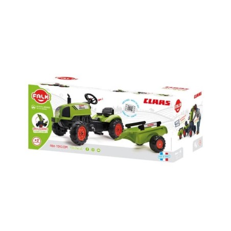 Traktor Claas z przyczepą i otwieraną maską - F2041C