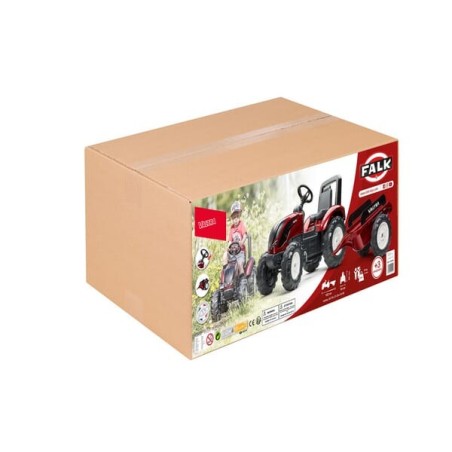 Traktor Valtra z przyczepą - F4000AB