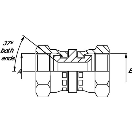 Verbinder IG 7/8 JIC - FFJ14