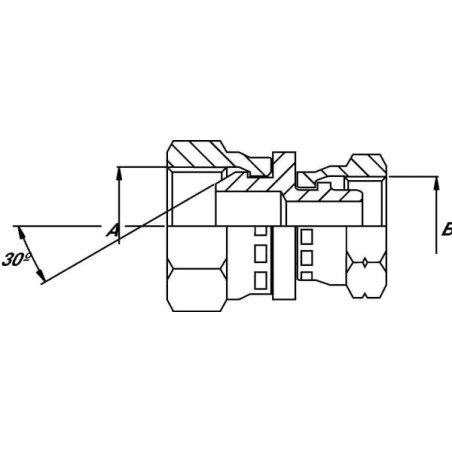 Verbinder IG 3/8 BSP x M16 - FFBM0616