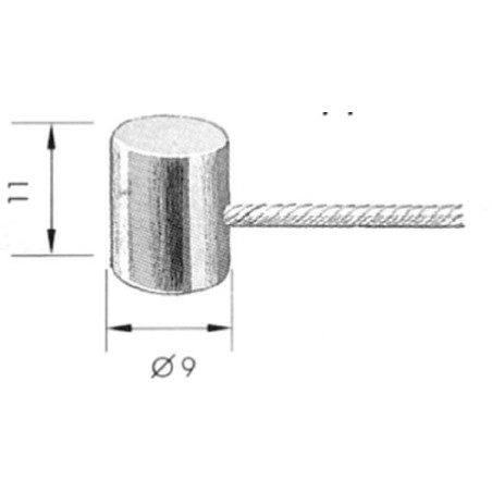 Inner wire 2.5 mm-250 cm - FGP453585