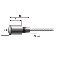 Rdzeń linki sterującej 1.8 mm - 225 cm - FGP454159