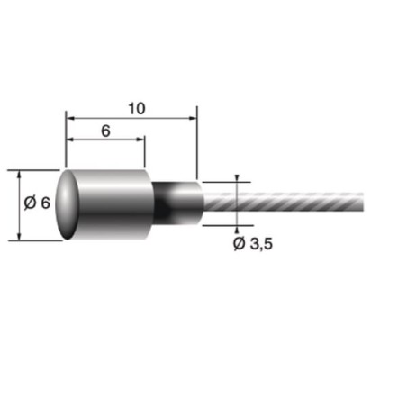 Inner wire 1.8mm-225cm - FGP454159