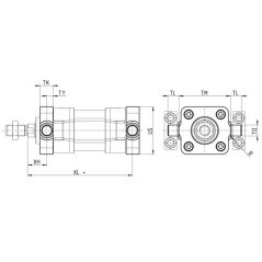 Centre trunnion - FN80CAM