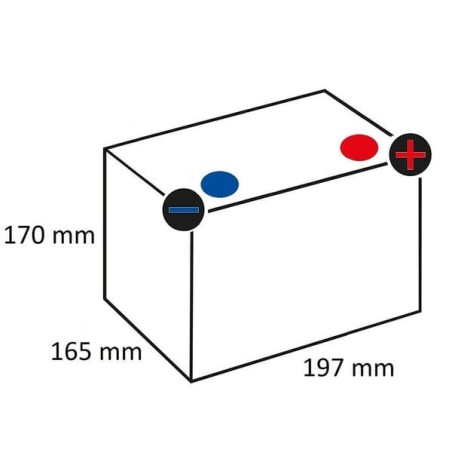 Battery GEL 12V 40Ah - FPG1240