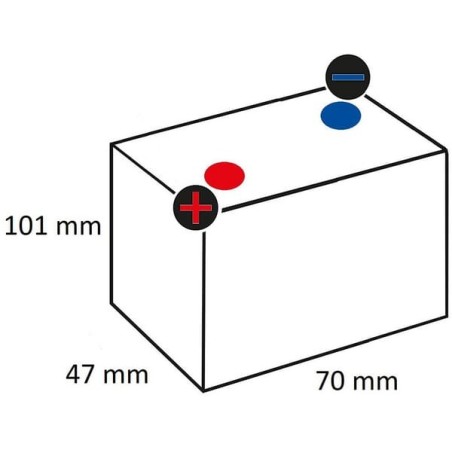 Battery LITHIUM 6V 5.4Ah - FLP654