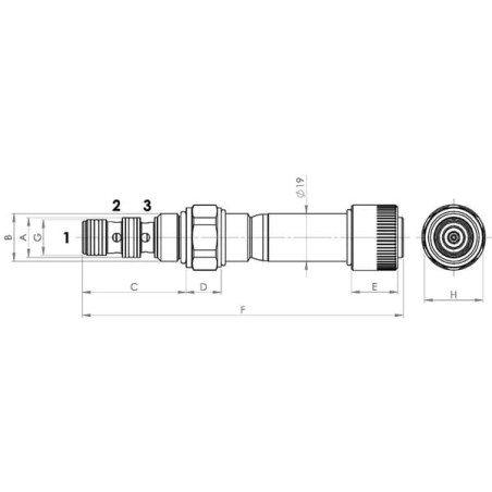 Ventil, 3/2, FP-32-CD-S08-31-P - FP32CDS0831P