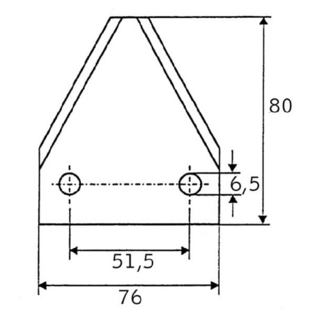 Feeder wagon knife - FM01137
