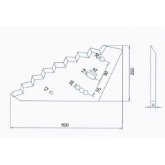 Futtermischwagenmesser - FM01622