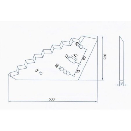 Futtermischwagenmesser - FM01622