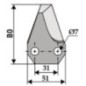 Feeder wagon knife - FM18158 Feeder wagon knife - FM18158