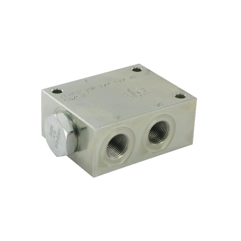 Flow divider 15 litre 3/8ST - FPFDS10CB38A38ST Flow divider 15 litre 3/8ST - FPFDS10CB38A38ST