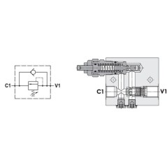 Steel sequence valve 3/4 - FPSQD20001ST