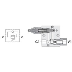 FPSQD05001 FluidPress, Sequence valves, FluidPress 