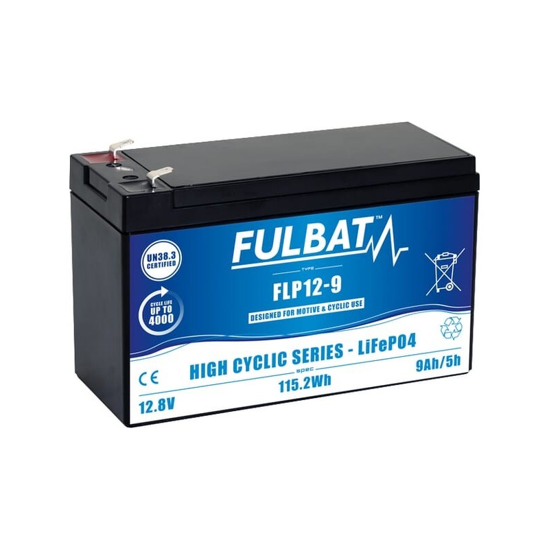 Battery LITHIUM 12V 9Ah - FLP129