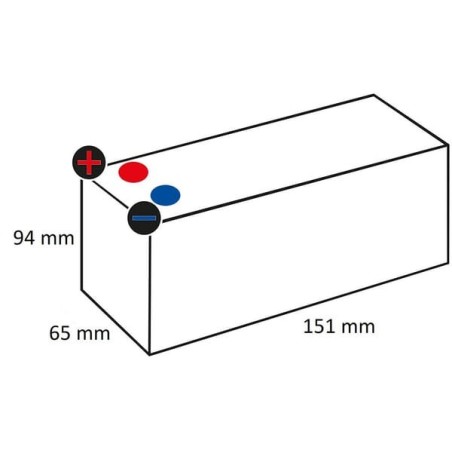 Battery LITHIUM 12V 9Ah - FLP129