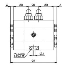 FPIAL6VM20 FluidPress, Intermediate valves 