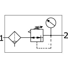Filter regulator 3/8 inch - FR1K38024