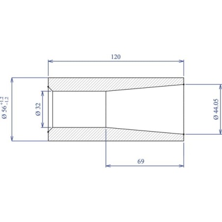 Conical bush for tine - FT1015