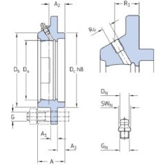 FYC512 SKF, Housing elements 