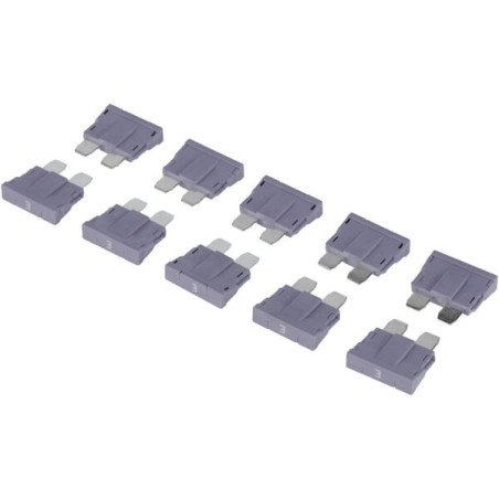Fuse standard blade 80V 3A violet pack 10x Kramp - FS1803KR