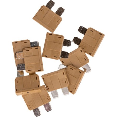 Fuse standard blade 80V 5A tan pack 10x Kramp - FS1805KR
