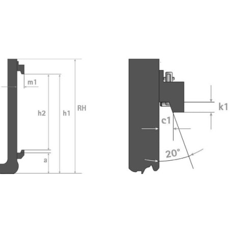 Uchwyt palca ramy paletowej - FT3020