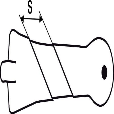 Chokerhaken G10 8mm - FW17013