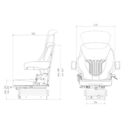 Seat Compacto Basic S Grammer - G1081364
