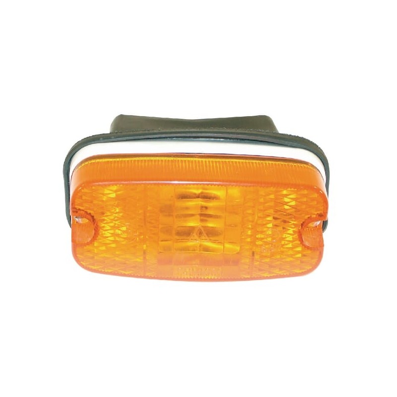 Indicator light rectangular, amber, bolt on - G15020 Indicator light rectangular, amber, bolt on - G15020