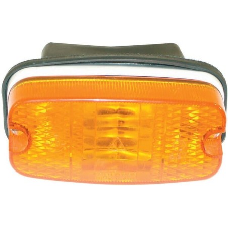 Indicator light rectangular, amber, bolt on - G15020