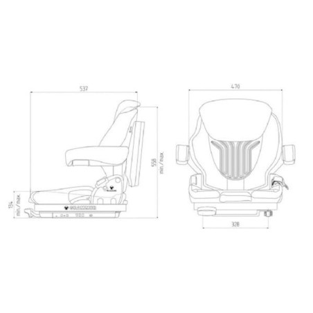 Sitz Primo M PVC - G1564043