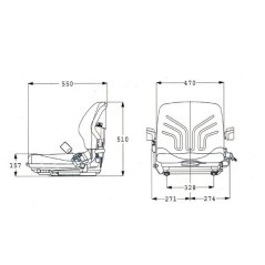 G142001 Grammer, Sitze für Gabelstapler 