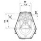 Gearbox GBF-20-S-1-3.8 M/Gr2 - GBF20S138