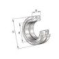 Łożysko ślizgowe promieniowe baryłkowe 10x19x9/6mm - GE10DOINA
