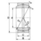 Łożysko ślizgowe promieniowe baryłkowe 10x19x9/6mm - GE10DOINA