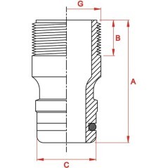 Przyłącze gwint zewnętrzny Gardena, 3/4 cali - GA2921